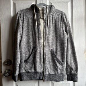 H&M Men's Zip-Up Gray Sweater